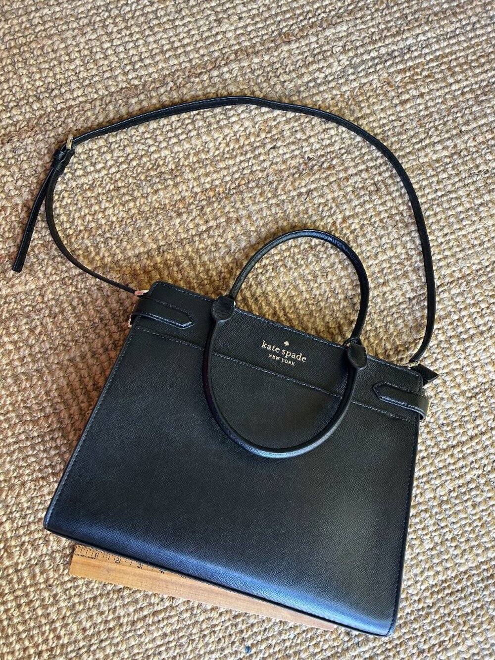 kate spade structured satchel
